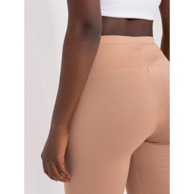 Női magas derekú rövidnadrág ITA barna