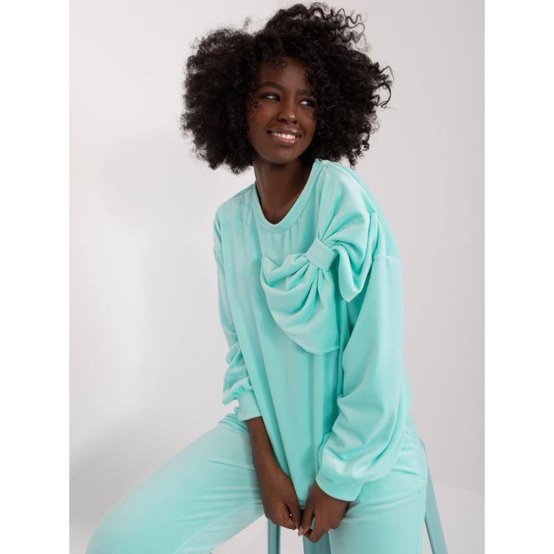 Női velúr szett KORA menta