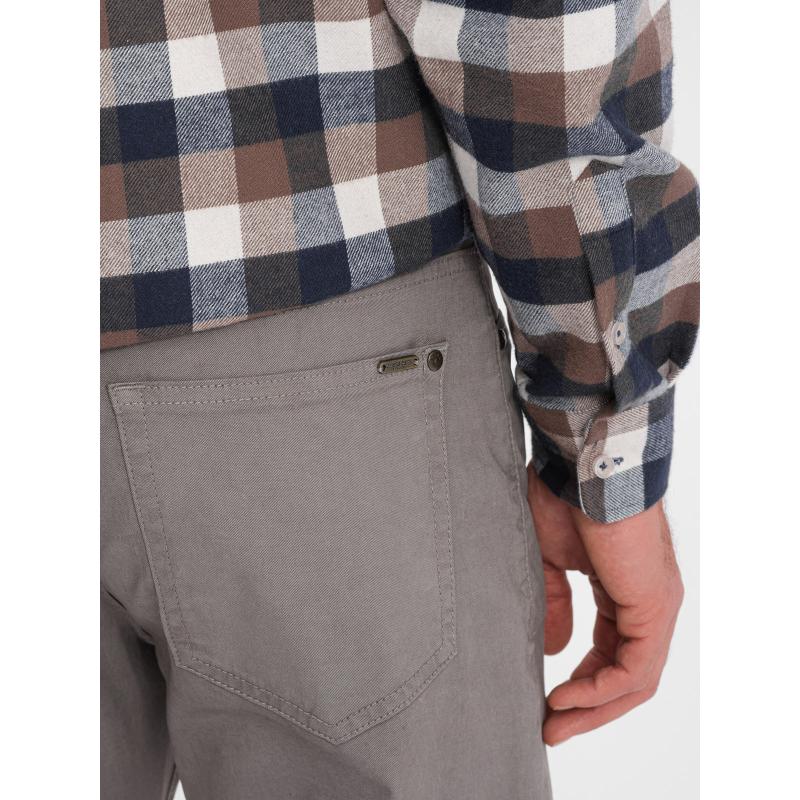 Férfi chino nadrág V5 OM-PACP-0151 sötét bézs