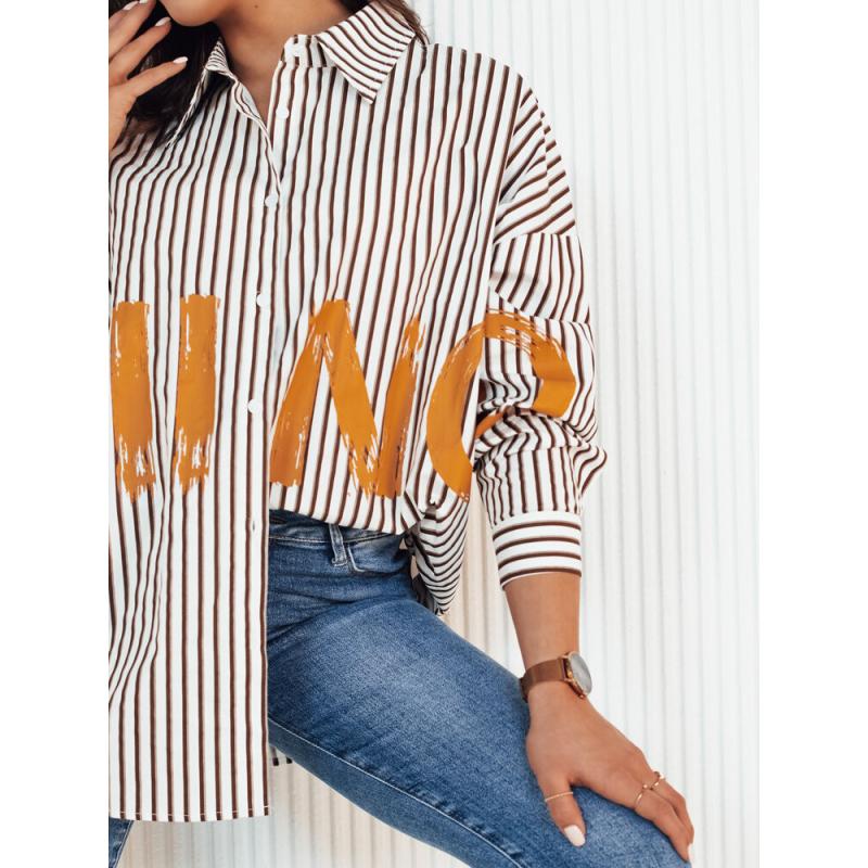 Női csíkos ing JUDAL fehér