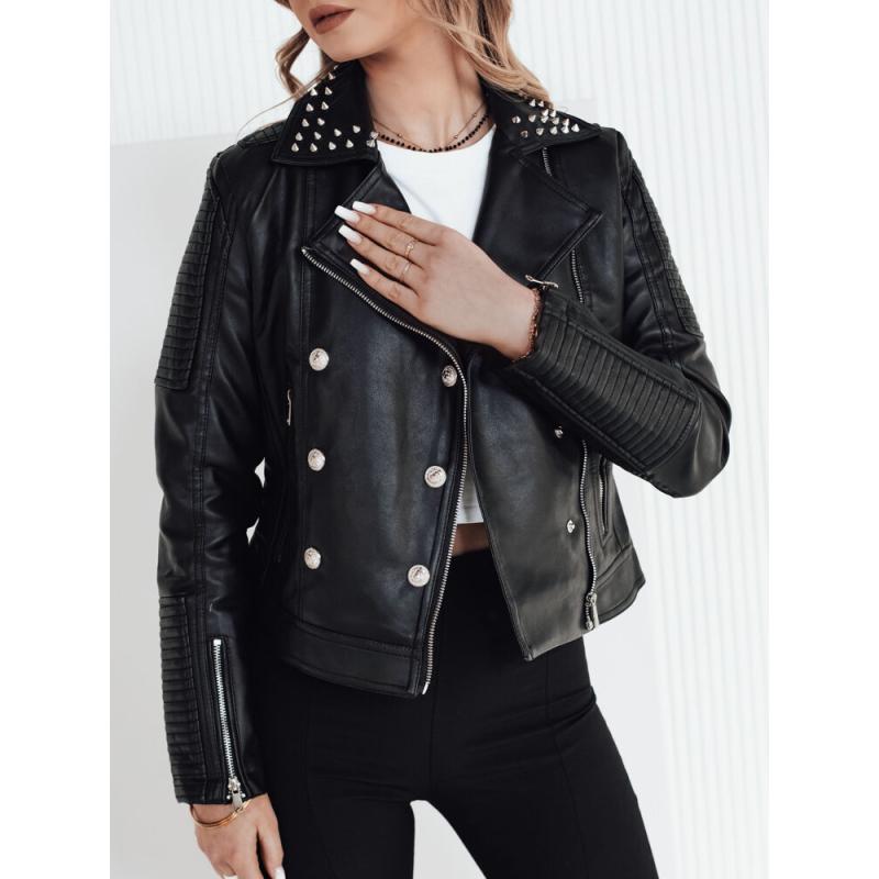 Dámská kožená bunda TRUCCO černá