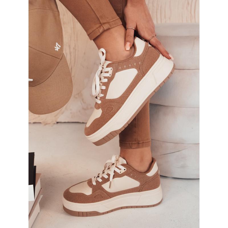 Női tornacipő LETUR sötét bézs