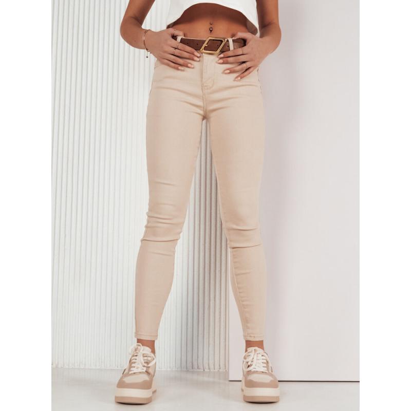 Dámské džínové kalhoty LODGE světle béžové