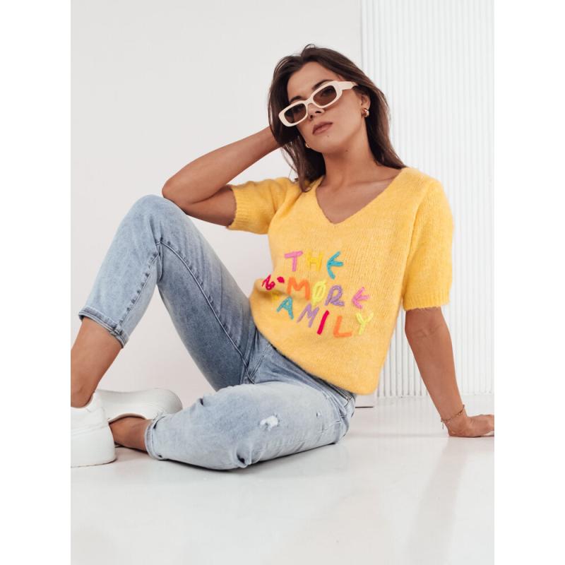 Női pulóver FATEL sárga