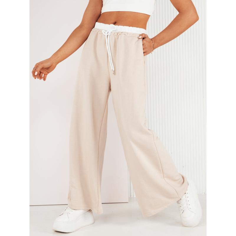 Dámske široké nohavice VERES béžová