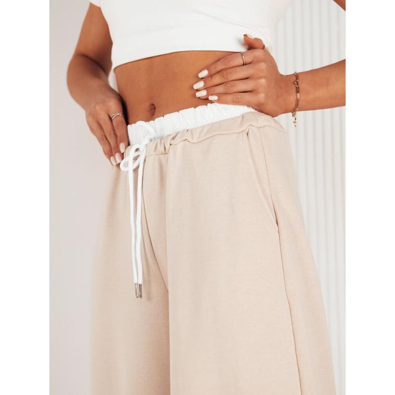 Dámske široké nohavice VERES béžová