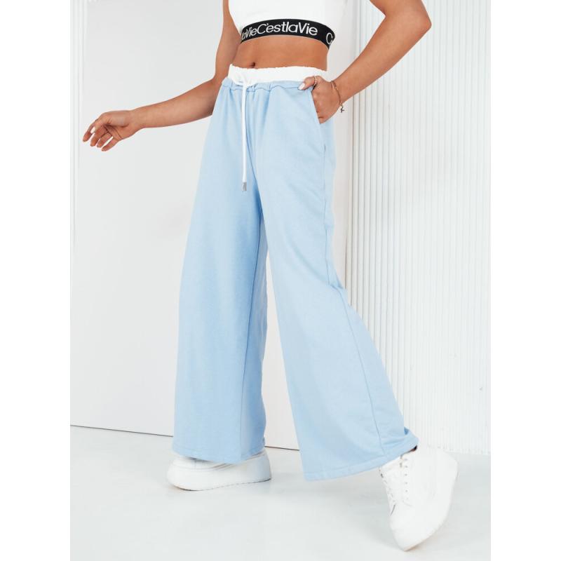 Dámske široké nohavice VERES modré