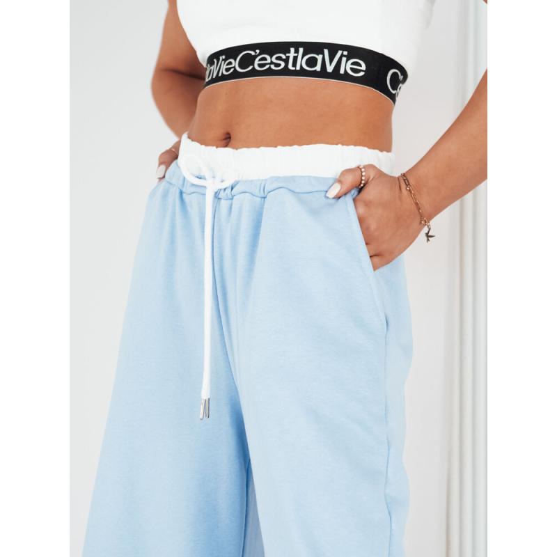Dámske široké nohavice VERES modré