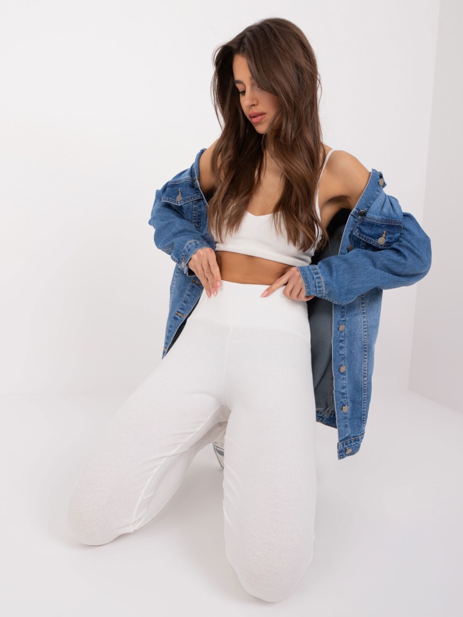 Női leggings LEGA ekrü színű