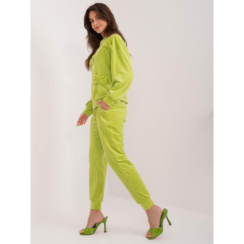 Női szett pulóverrel és nadrággal ERA lime zöld