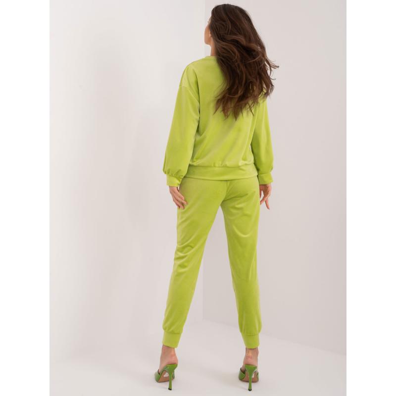 Női szett pulóverrel és nadrággal ERA lime zöld