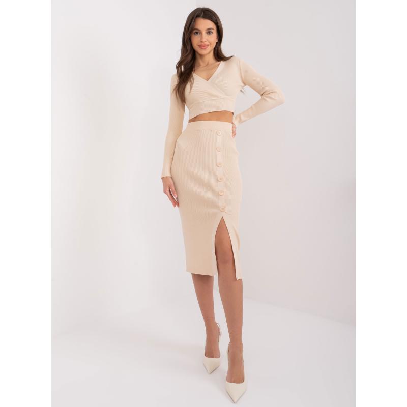 Női széldzsekis szett BITA bézs színű