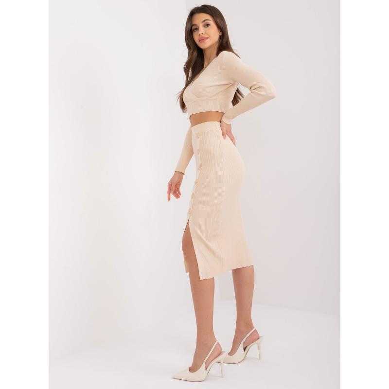 Női széldzsekis szett BITA bézs színű