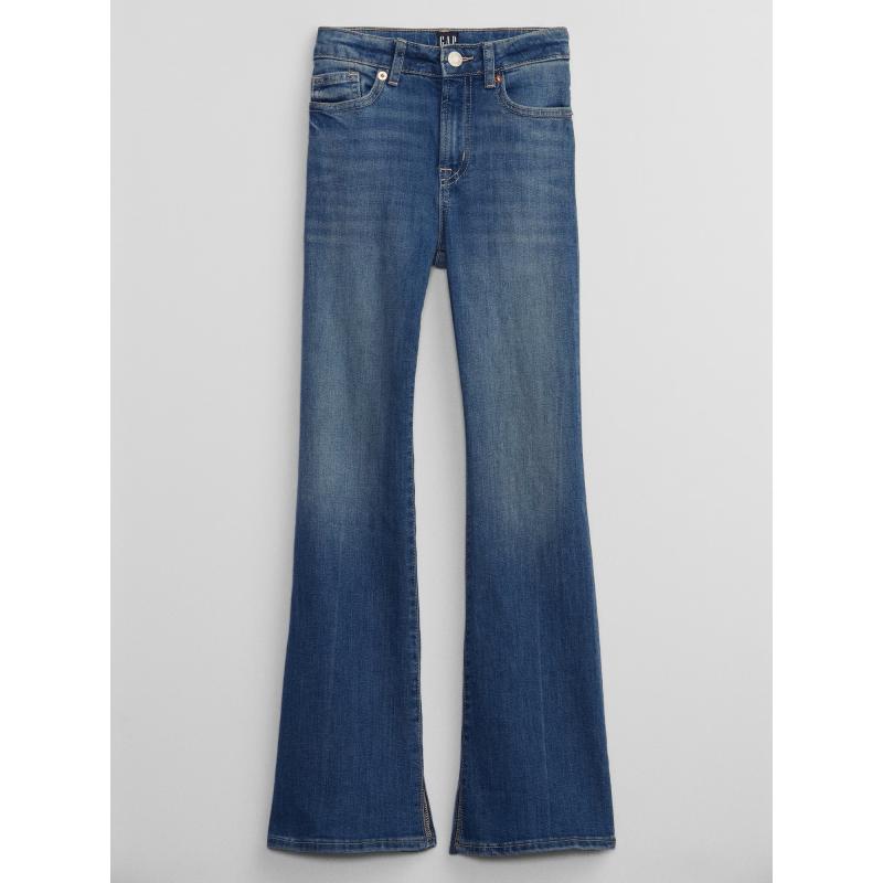 Dětské džíny Flare high rise