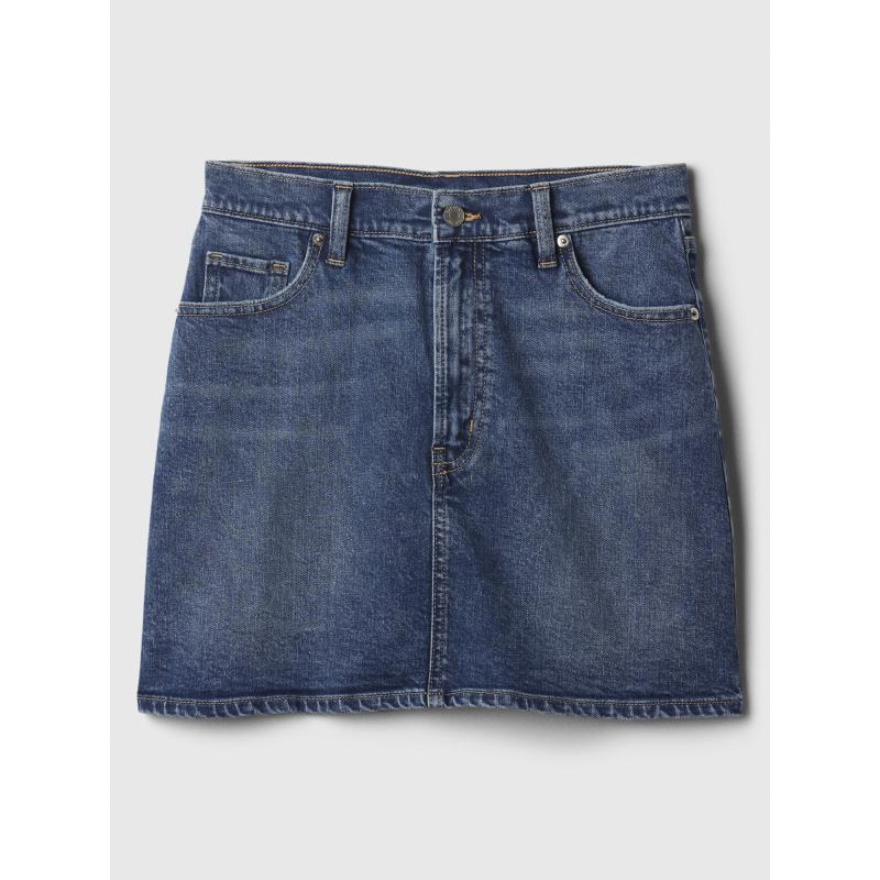 Džínová mini sukně