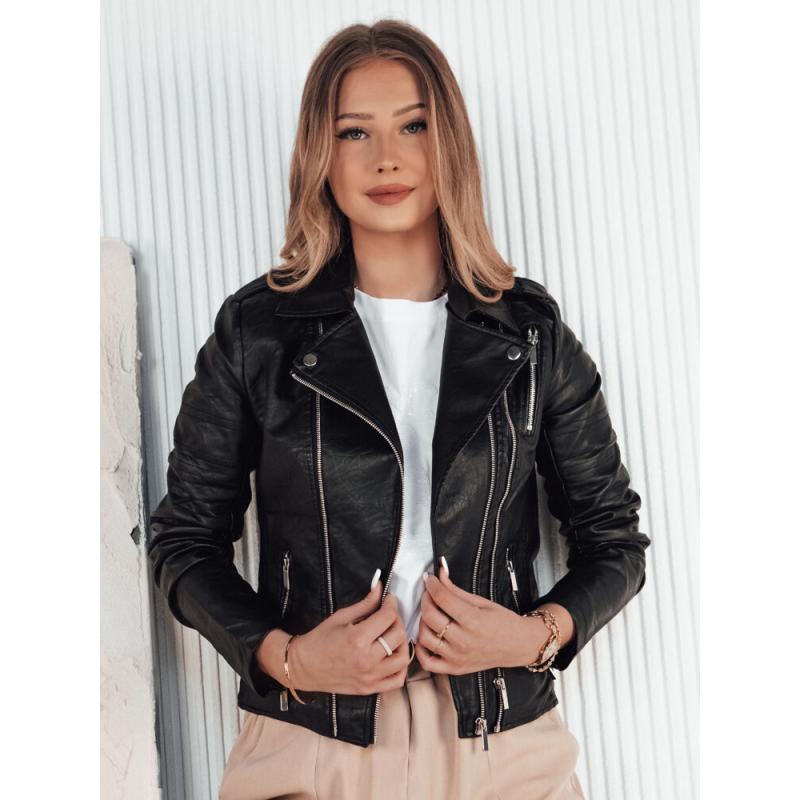 Női bőrdzseki RUBIO fekete