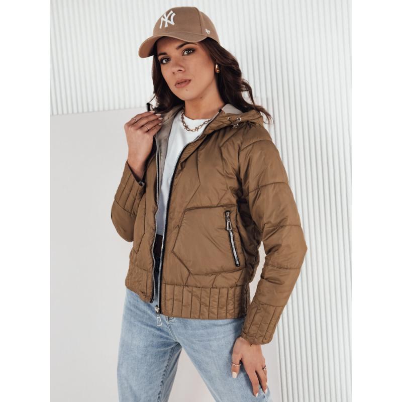 Dámska bunda FALES hnedá