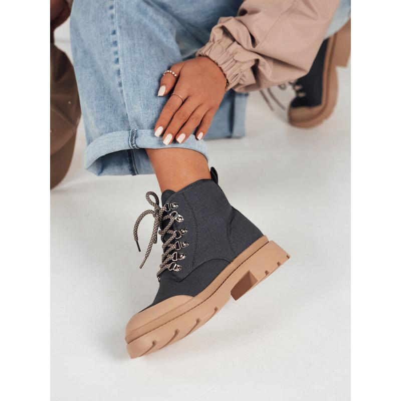 Dámské kozačky MOSS modré