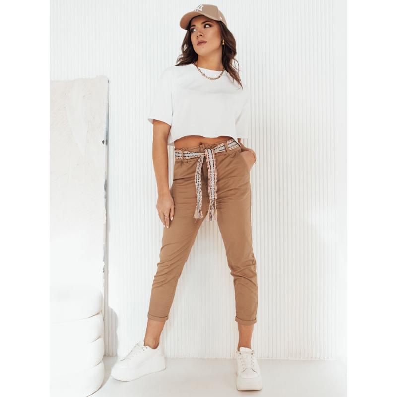 Dámské kalhoty MAFRA velbloudí barva