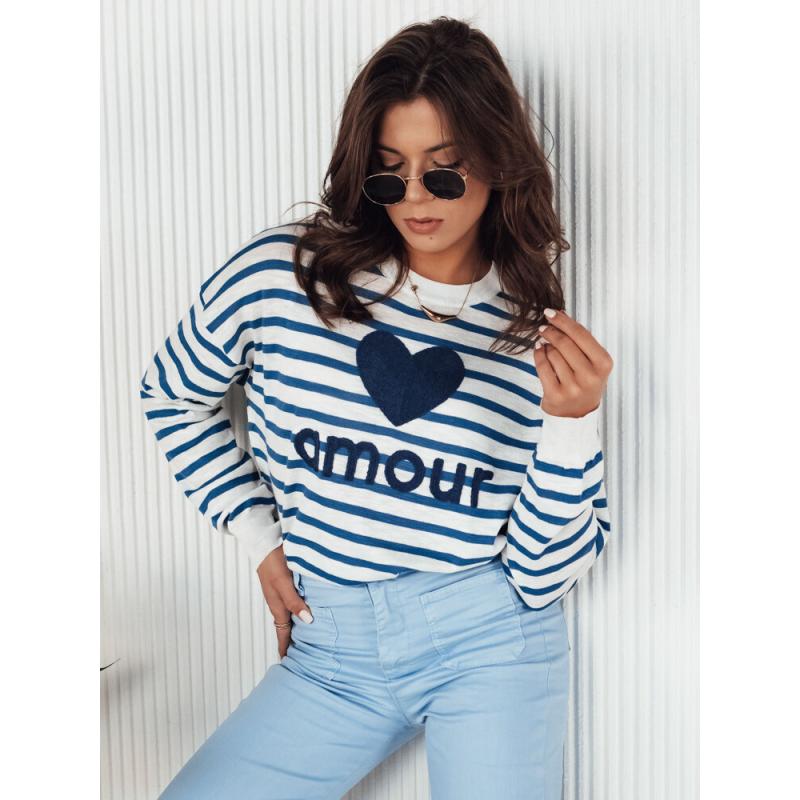 Női pulóver NOVES kék