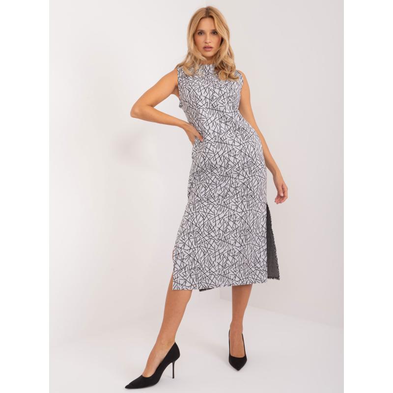 Dámsky opaskový blejzrový komplet ELLE svetlosivý