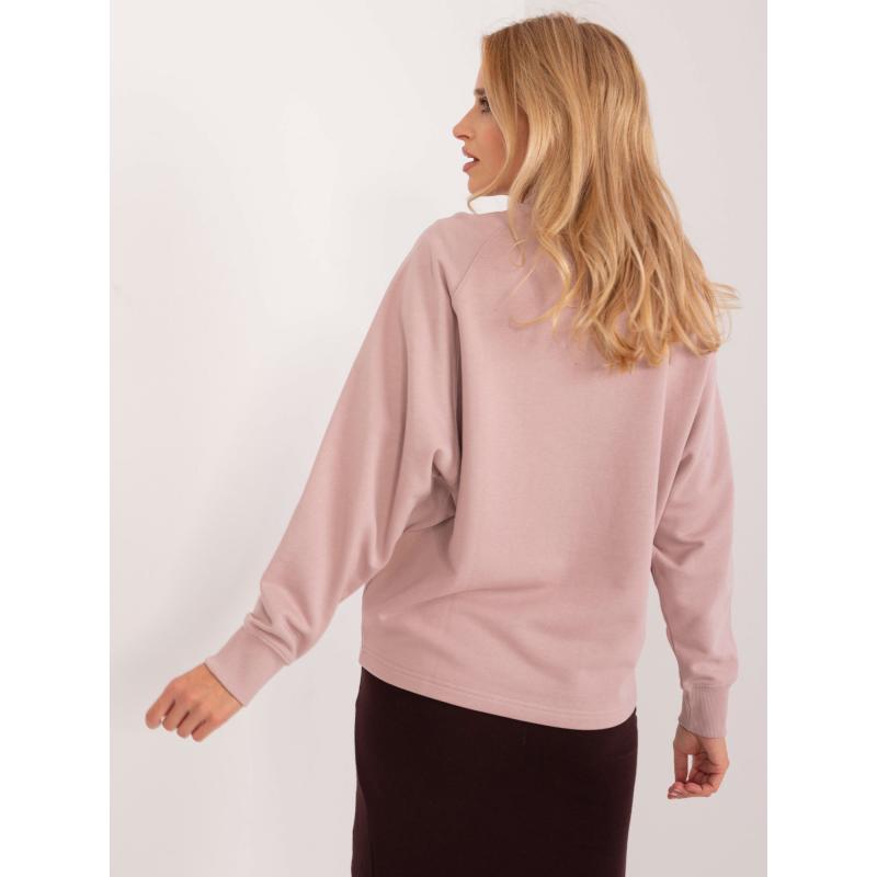 Női blúz túlméretezett betűkkel SUBLEVEL rózsaszín