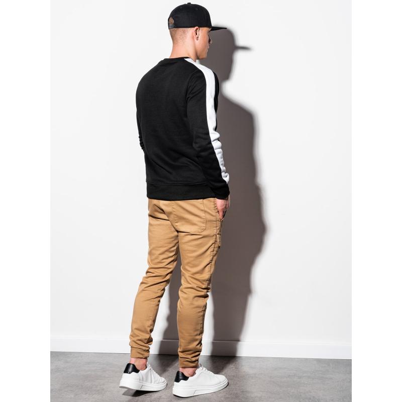 Pánská mikina bez kapuce OM-SSNZ-22FW-010 V4 černá