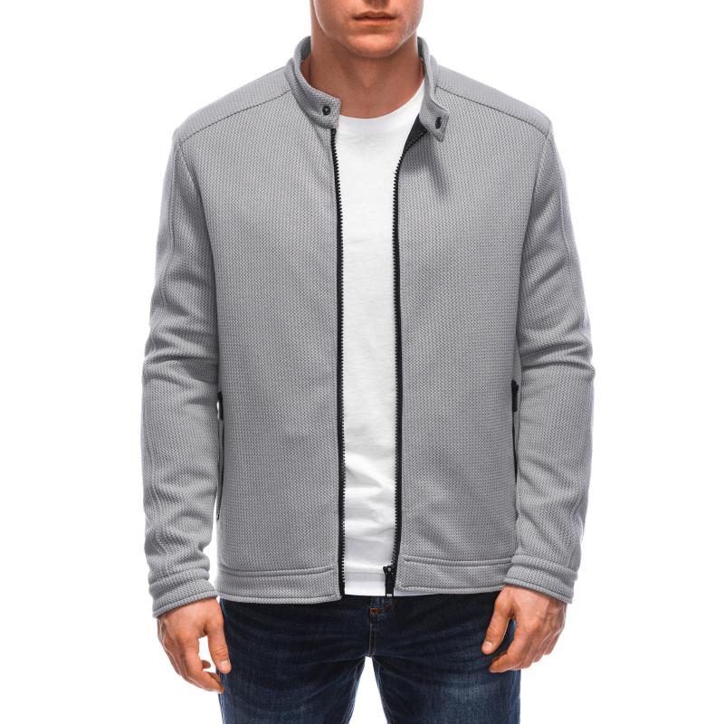 Pánská mezisezónní bunda C532 šedá