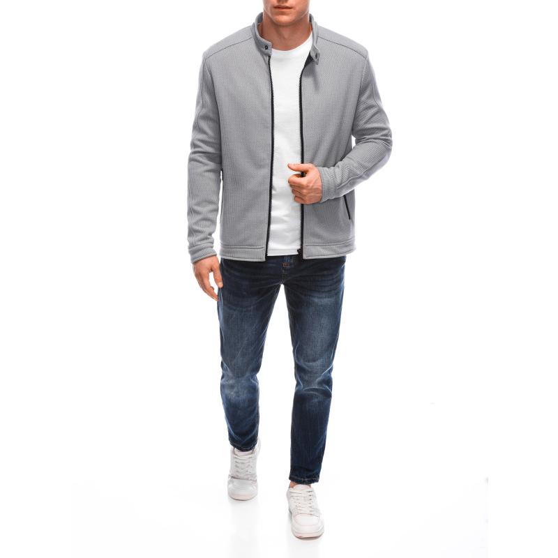 Pánská mezisezónní bunda C532 šedá