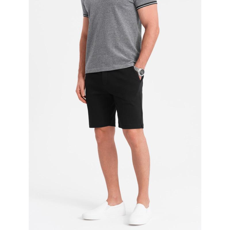 Pánské šortky SLIM FIT černé 