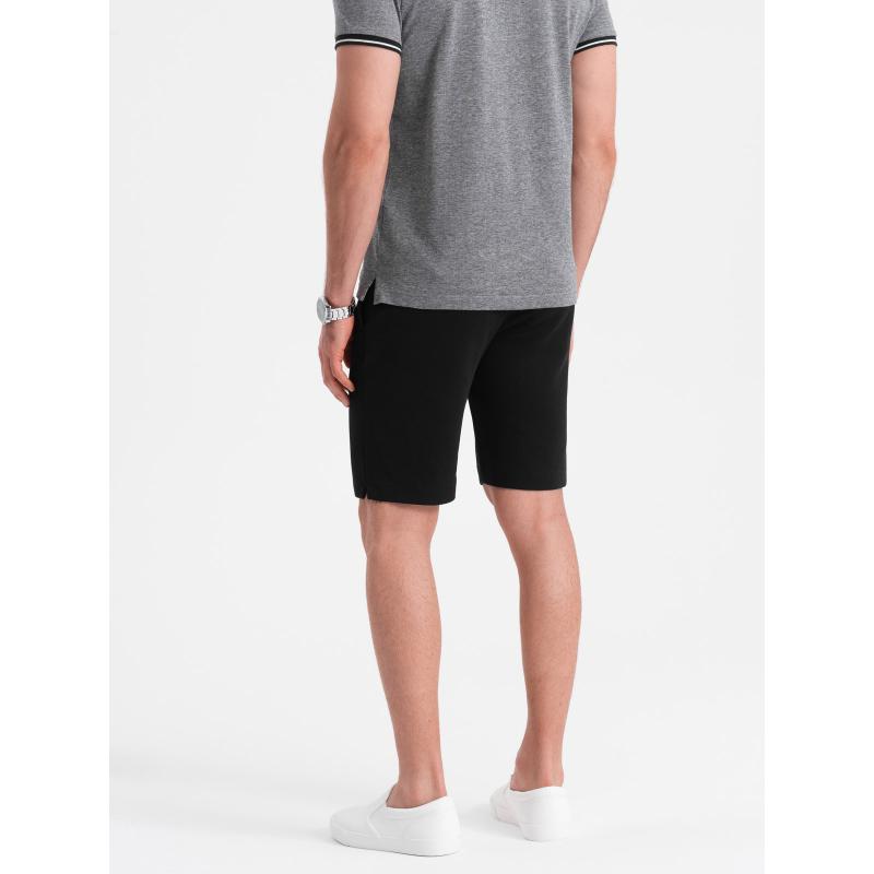 Pánské šortky SLIM FIT černé 