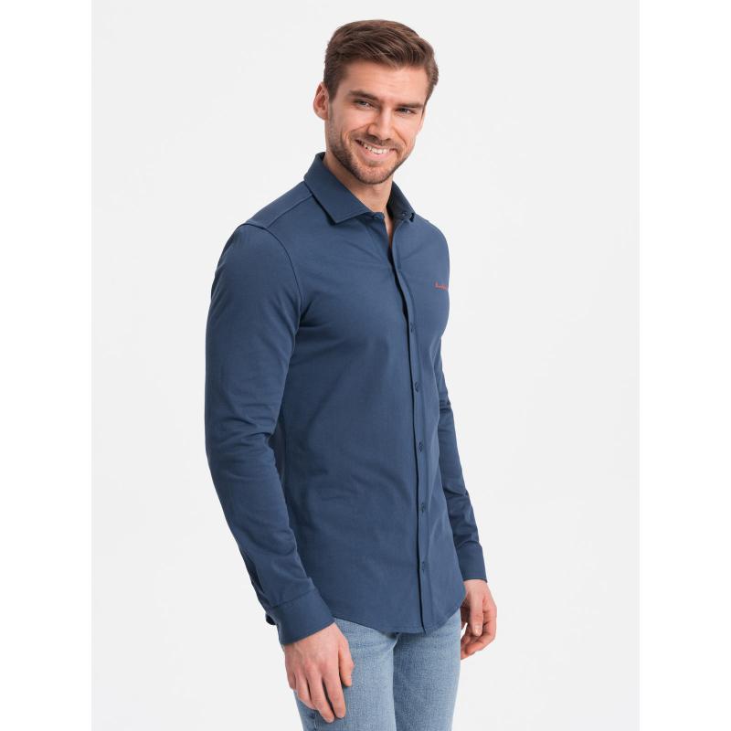 Pánske tričko REGULAR modré