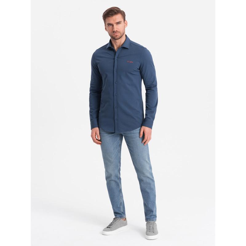 Pánske tričko REGULAR modré