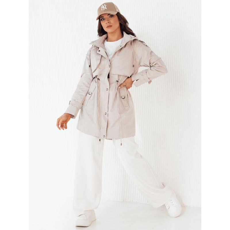 Női parka BRENS ekrü