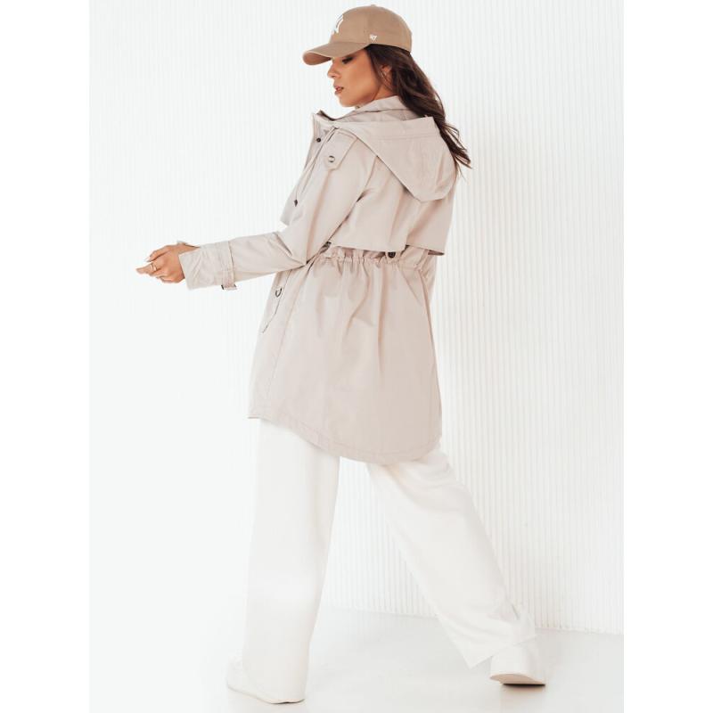 Női parka BRENS ekrü