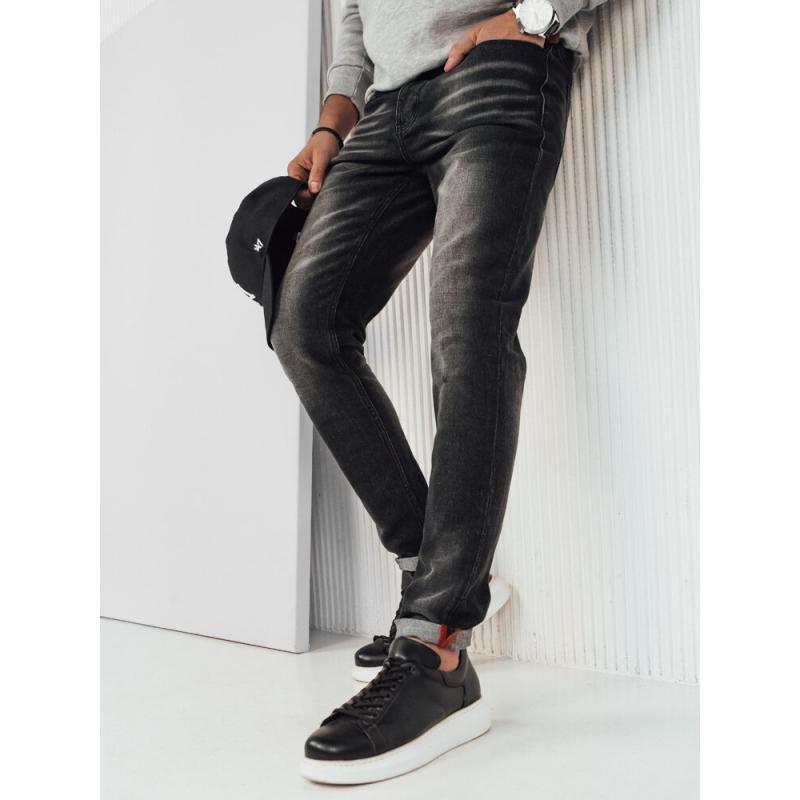 Pánske džínsové nohavice JEFF čierne