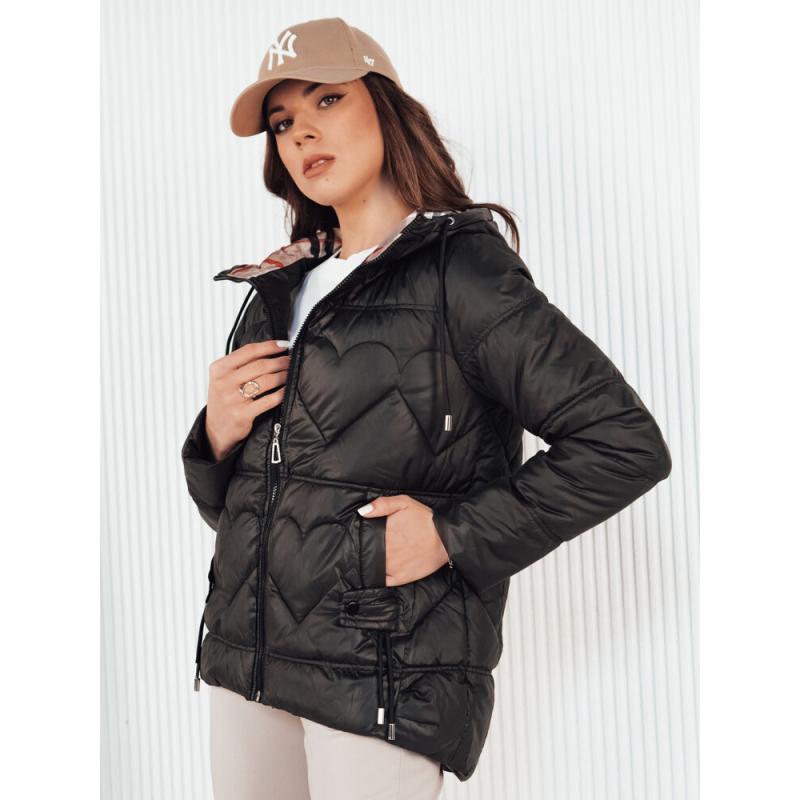 Dámska prešívaná bunda OLMO čierna