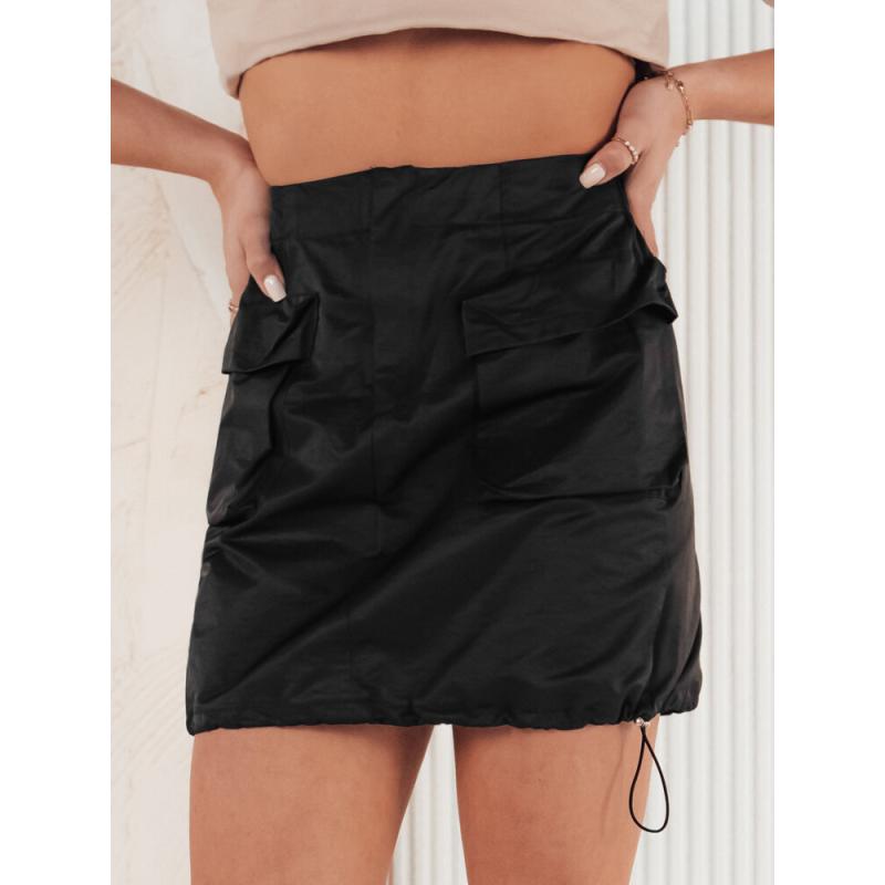 Női miniszoknya QUILLA fekete