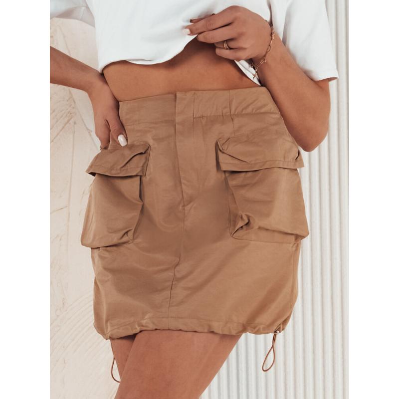 Női miniszoknya QUILLA barna