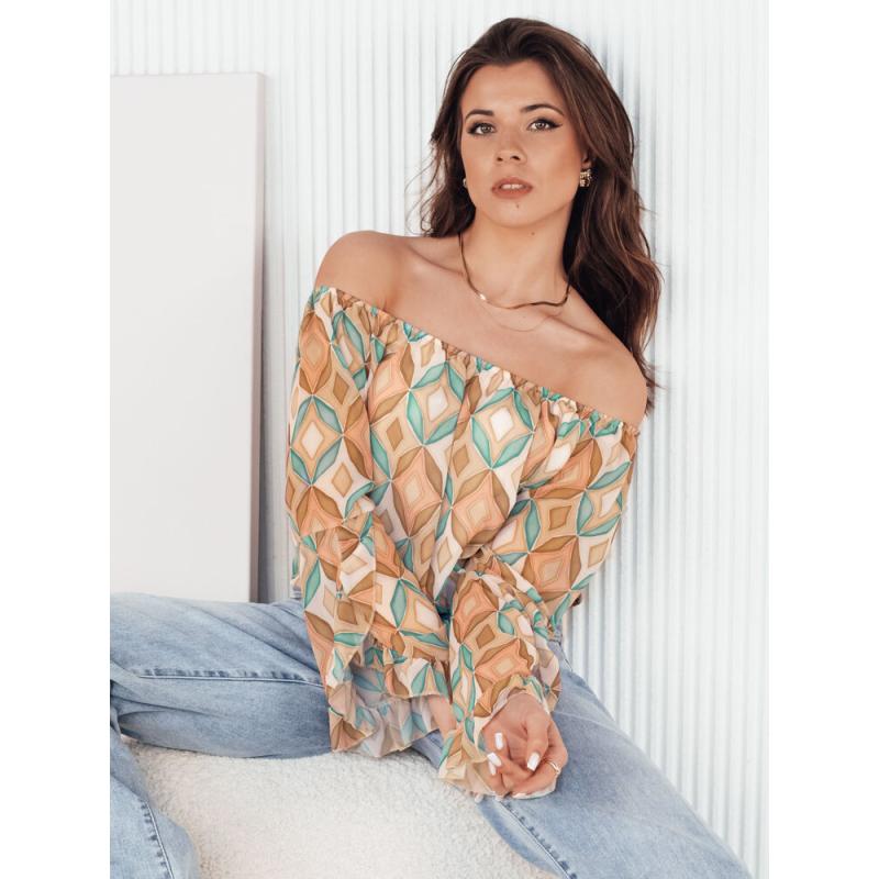 Dámská španělská halenka SPRIAN hnědá