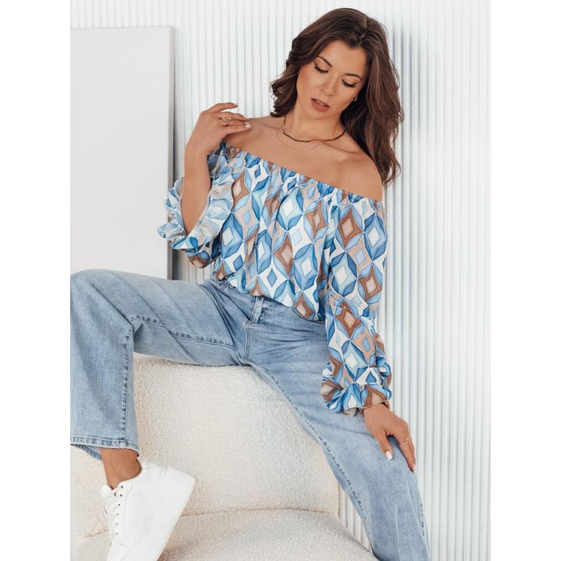 Dámská španělská halenka SPRIAN modrá