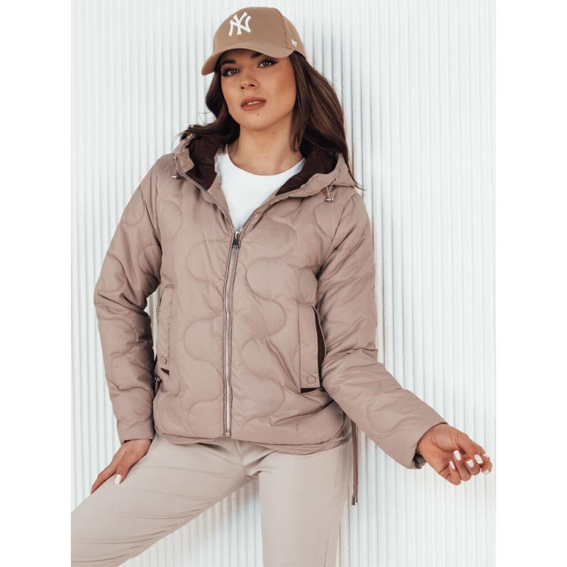 Dámska bunda béžová