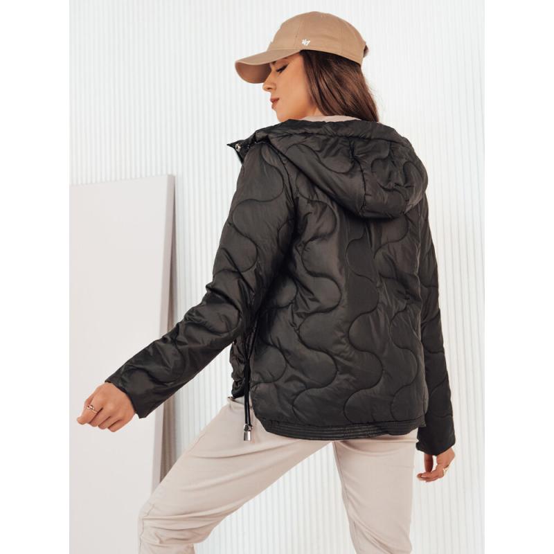 Dámska bunda čierna