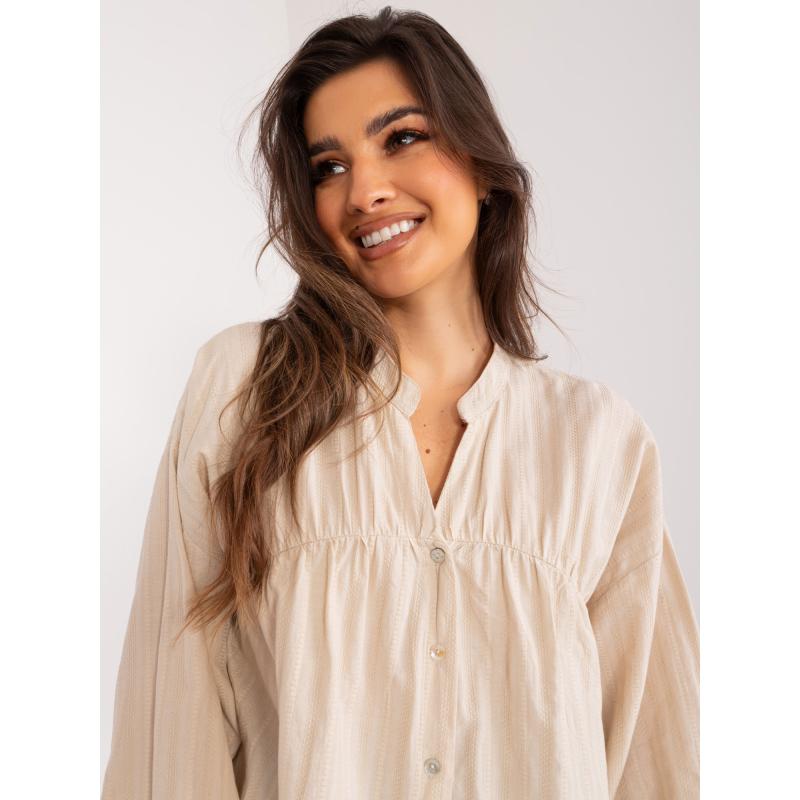 Női plus size póló BIKA bézs