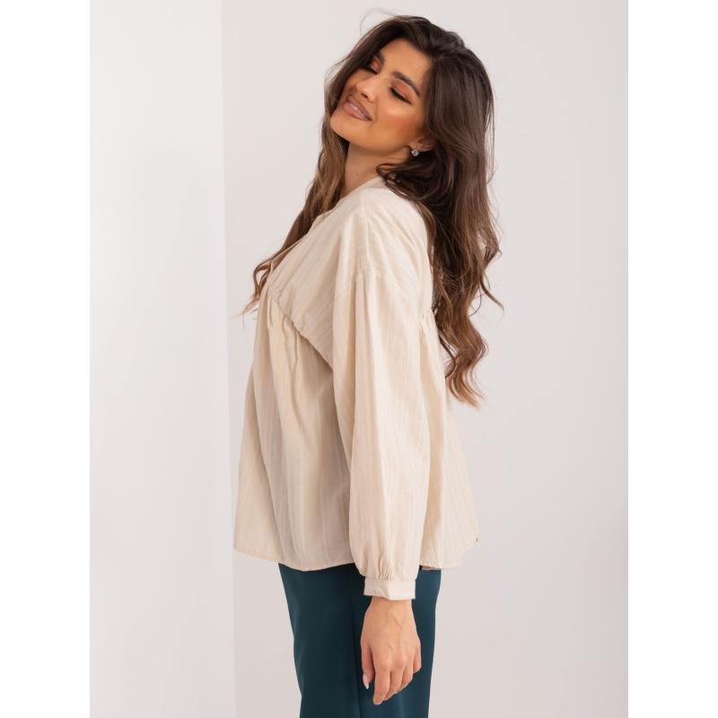 Női plus size póló BIKA bézs