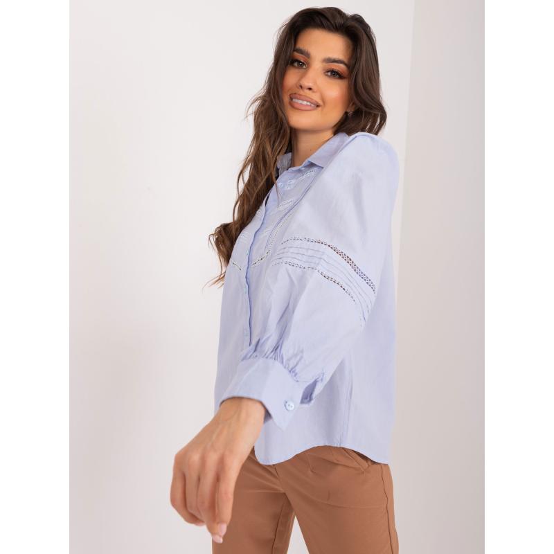 Dámská košile s límečkem JIMA světle modrá 