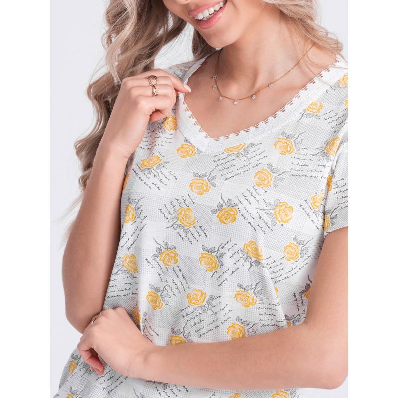 Női pizsama ULR266 sárga