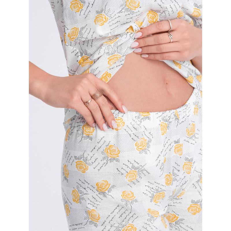 Női pizsama ULR266 sárga