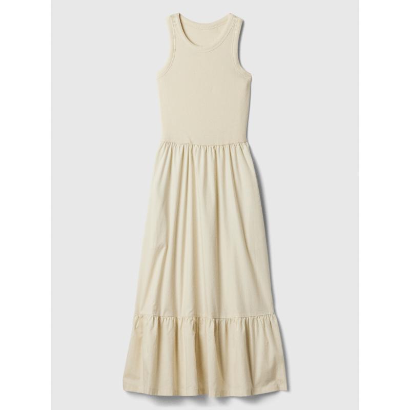 Midi šaty bez rukávov