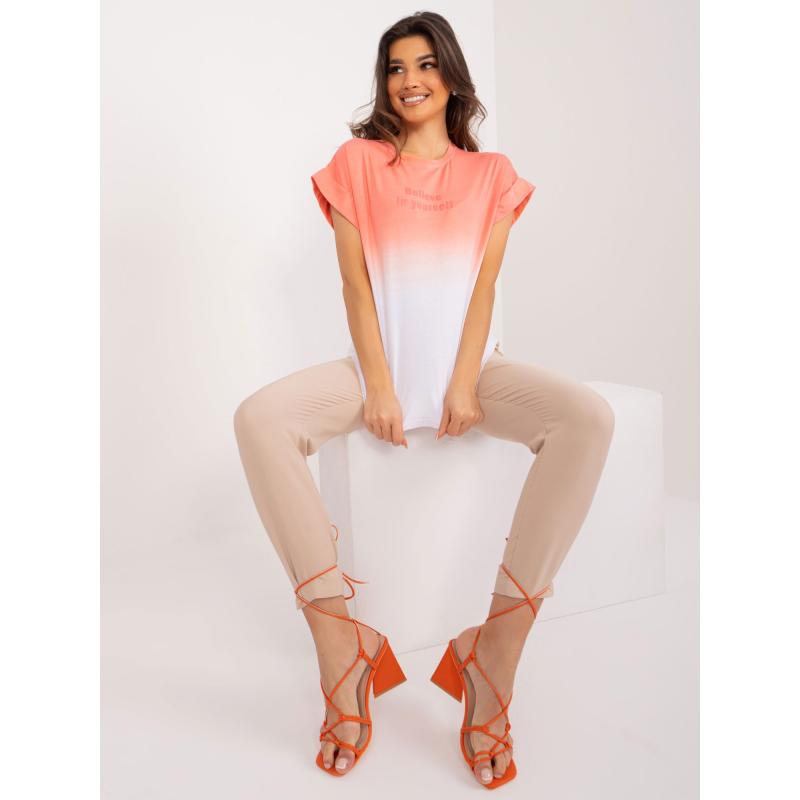 Dámské tričko OMBA korálové